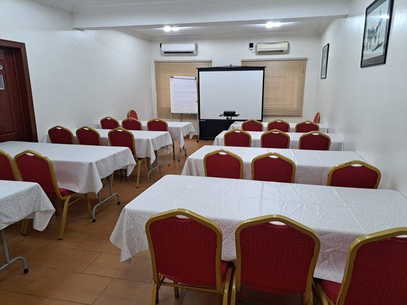 Classroom-style seating for your session